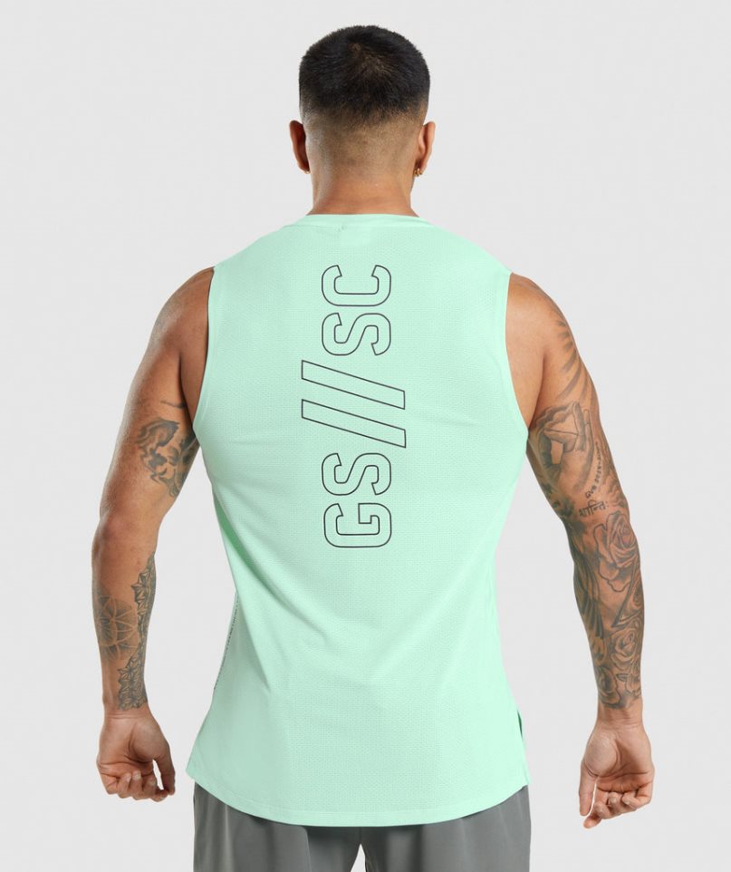 Men's Gymshark Steve Cook Tanks Mint | NZ 0JOTWY